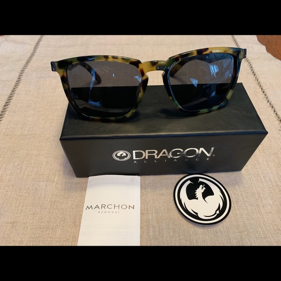 Dragon Alliance Sunglasses DR517s Italian Made Top Notch - Picture 2 of 5